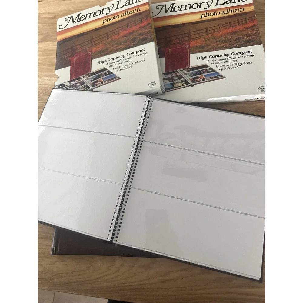 2 Vintage Holson Memory Lane Photo Album Holds Up To  Photos 200 Photos Each